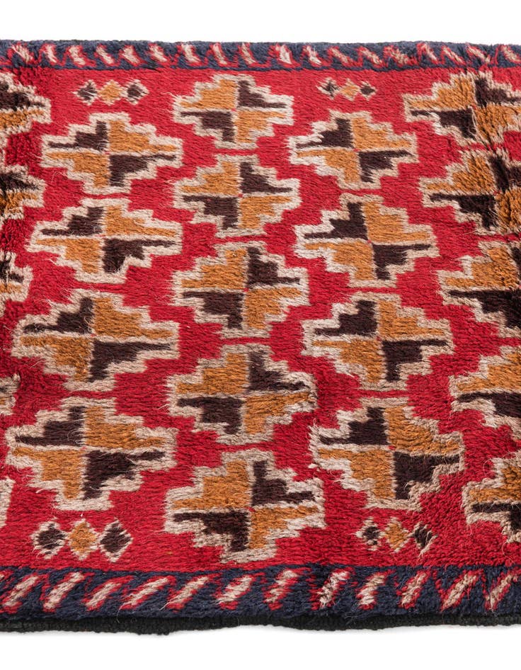 Detail image of 2' 10 x 4' 7  Hand Knotted Balouch Persian Wool Rug