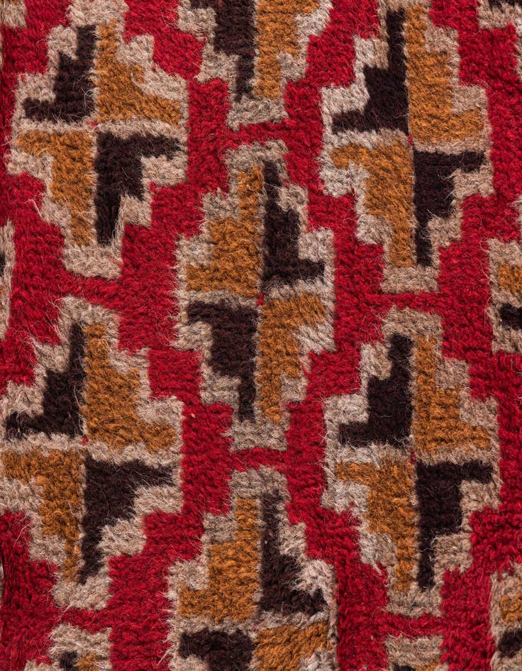 Detail image of 2' 10 x 4' 7  Hand Knotted Balouch Persian Wool Rug