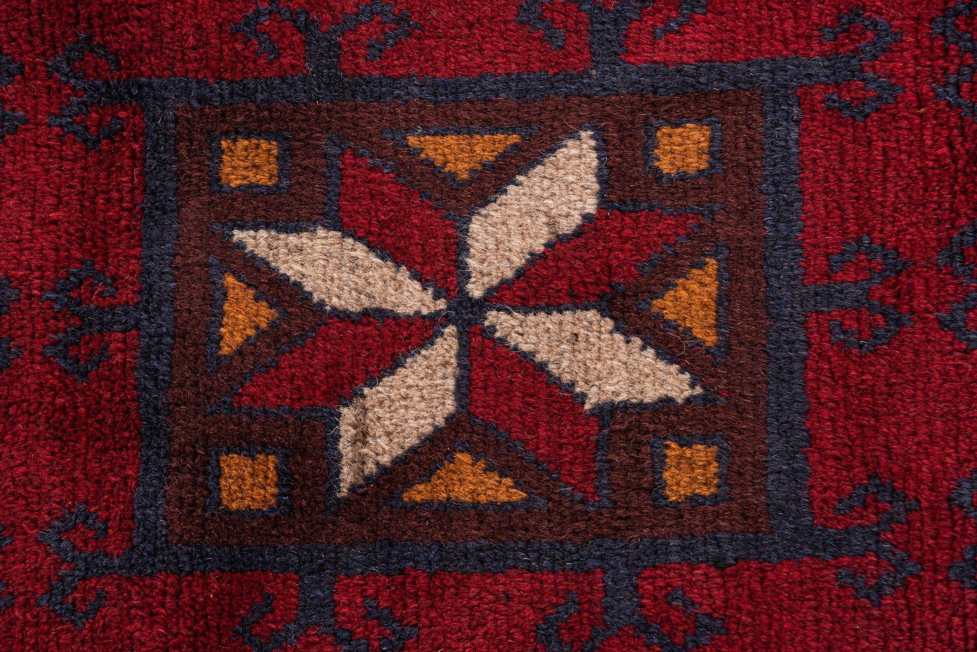 2' 10 x 4' 6 Hand Knotted Balouch Persian Wool Rug