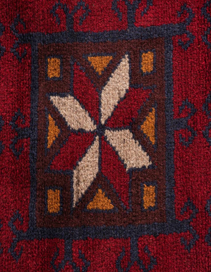 Detail image of 2' 10 x 4' 6  Hand Knotted Balouch Persian Wool Rug