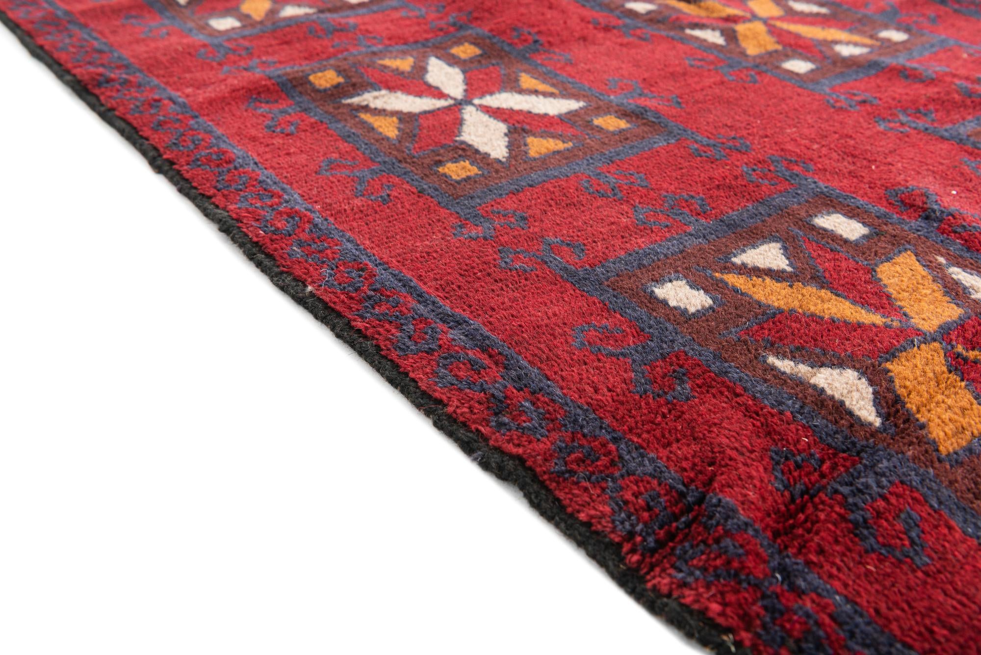 2' 10 x 4' 6 Hand Knotted Balouch Persian Wool Rug