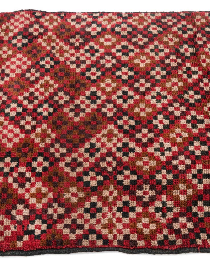 Detail image of 3' x 4' 6 Hand Knotted Balouch Persian Wool Rug