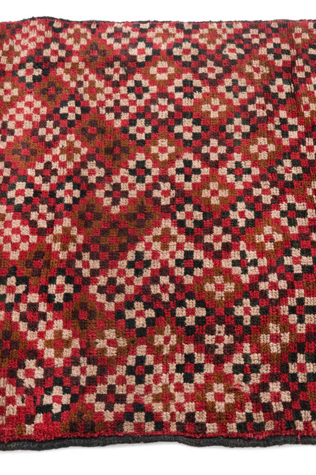 Detail image of 3' x 4' 6 Hand Knotted Balouch Persian Wool Rug