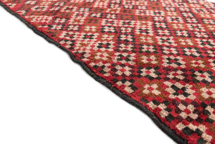 3' x 4' 6 Hand Knotted Balouch Persian Wool Rug