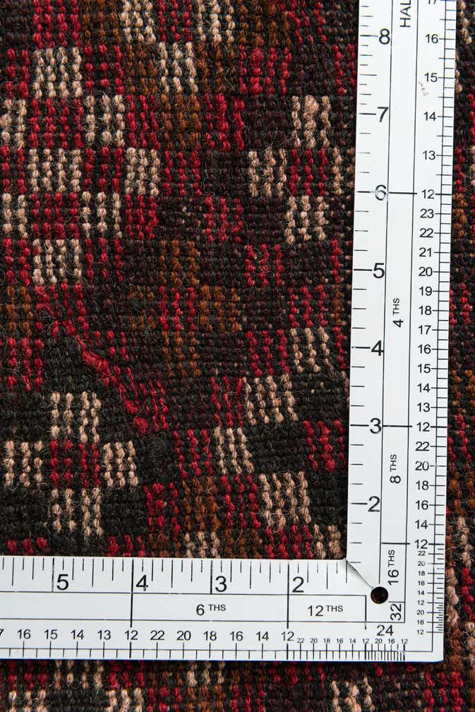 3' x 4' 6 Hand Knotted Balouch Persian Wool Rug