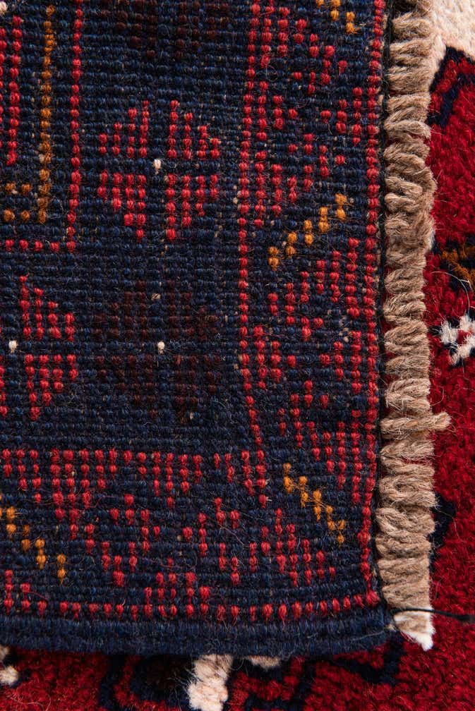 3' x 4' 9 Hand Knotted Balouch Persian Wool Rug