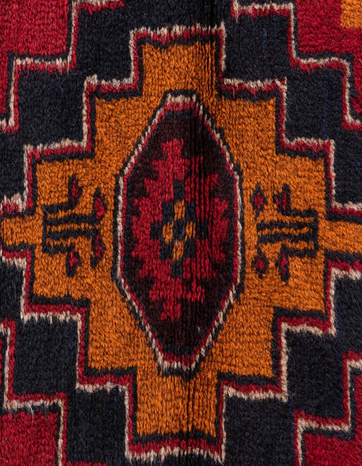 Detail image of 2' 10 x 4' 8  Hand Knotted Balouch Persian Wool Rug