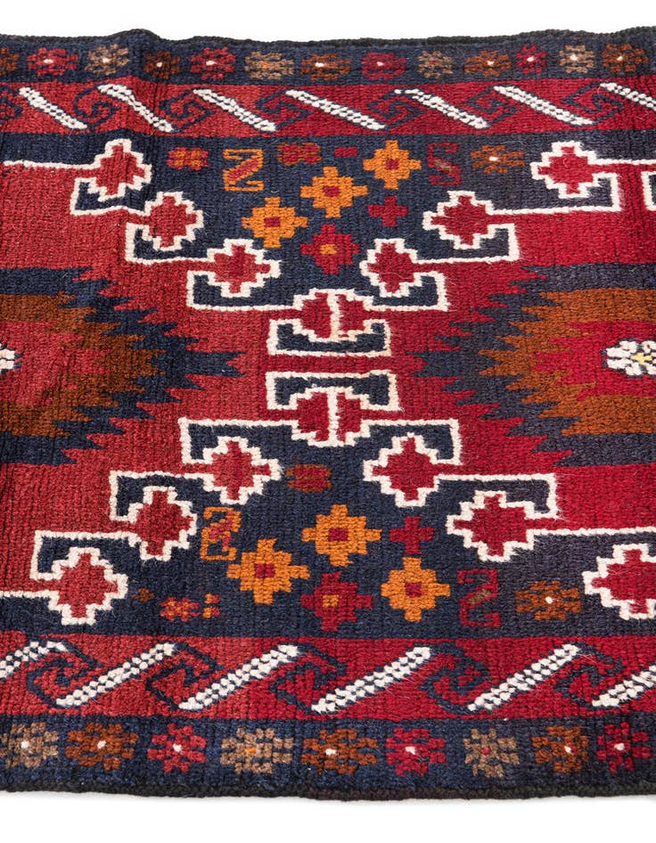 Detail image of 2' 10 x 4' 7  Hand Knotted Balouch Persian Wool Rug