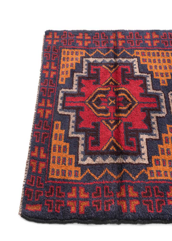 2' 9 x 5' Hand Knotted Balouch Persian Wool Rug
