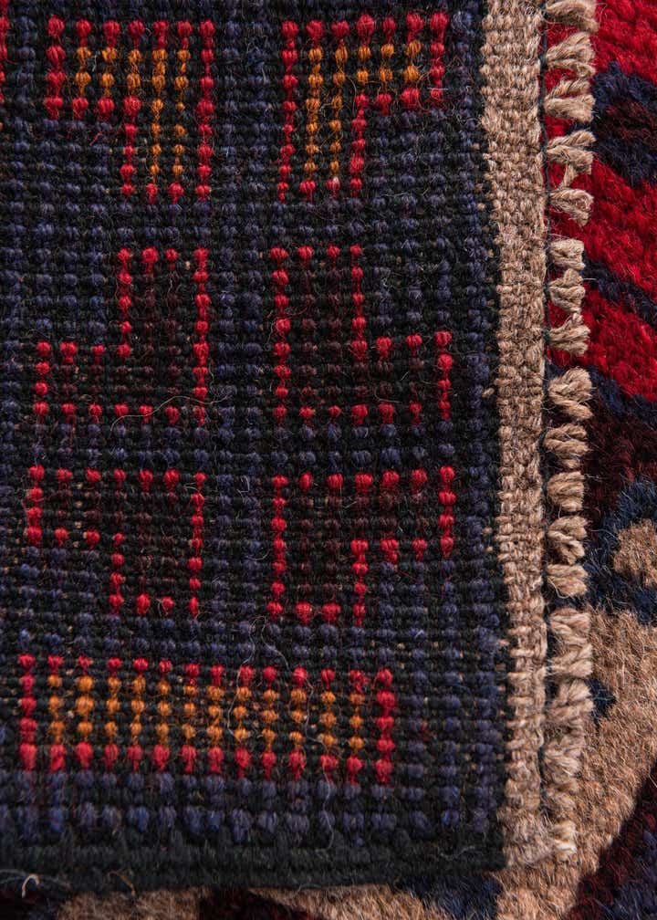2' 9 x 5' Hand Knotted Balouch Persian Wool Rug