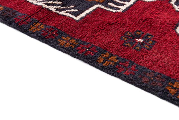 2' 8 x 4' 9 Hand Knotted Balouch Persian Wool Rug