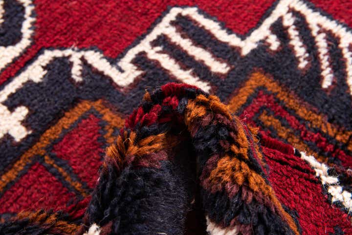 2' 8 x 4' 9 Hand Knotted Balouch Persian Wool Rug