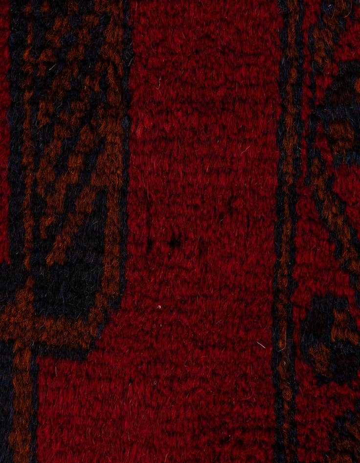 Detail image of 2' 8 x 4' 9 Hand Knotted Balouch Persian Wool Rug