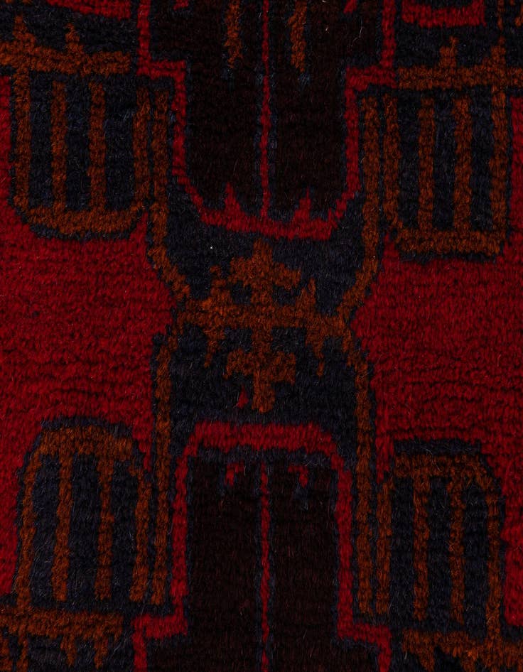 Detail image of 2' 8 x 4' 9 Hand Knotted Balouch Persian Wool Rug