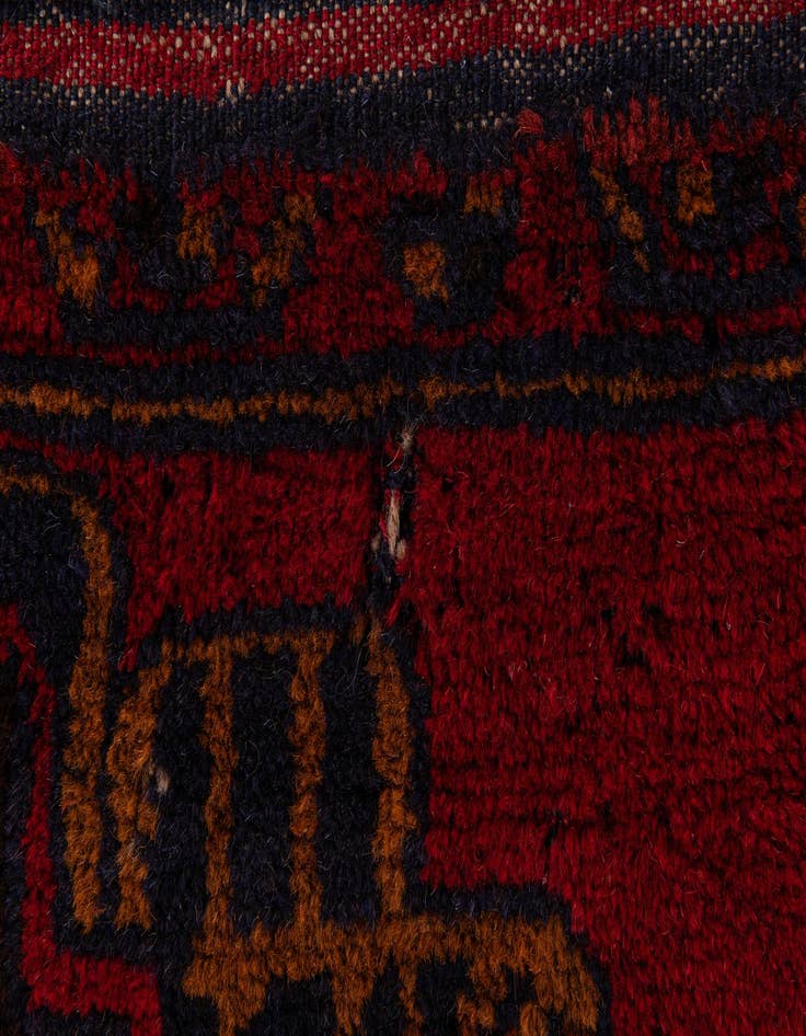 Detail image of 2' 8 x 4' 9 Hand Knotted Balouch Persian Wool Rug