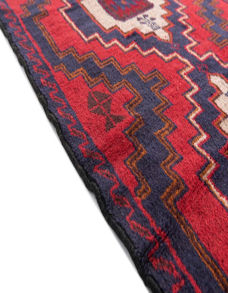Detail image of 2' 10 x 4' 5  Hand Knotted Balouch Persian Wool Rug