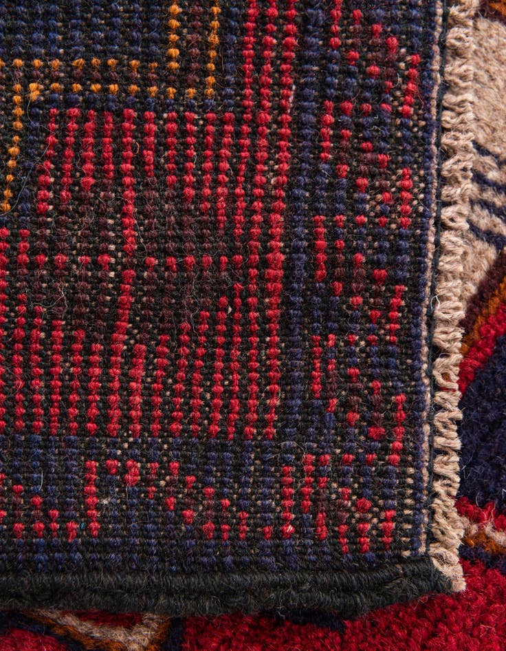 Detail image of 2' 10 x 4' 5  Hand Knotted Balouch Persian Wool Rug