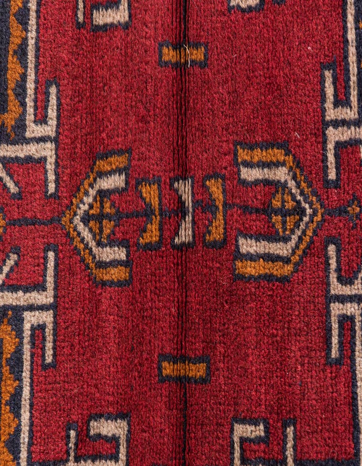 Detail image of 2' 10 x 4' 5 Hand Knotted Balouch Persian Wool Rug