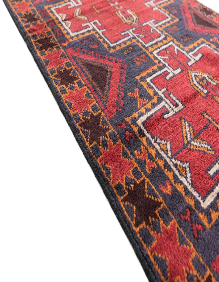 Detail image of 2' 10 x 4' 5  Hand Knotted Balouch Persian Wool Rug