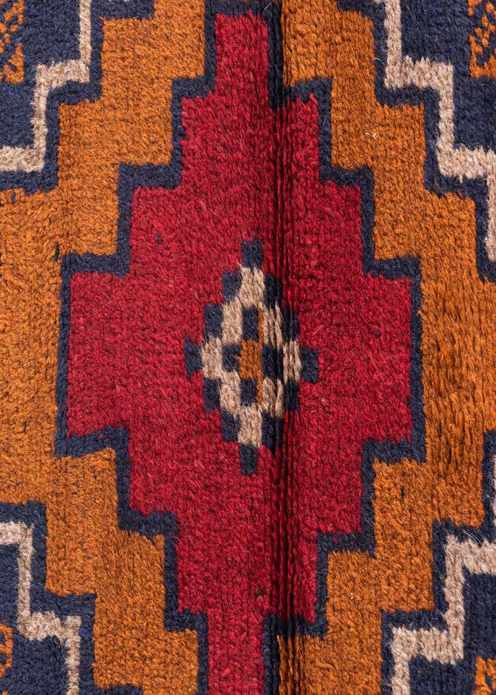 3' x 4' 7 Hand Knotted Balouch Persian Wool Rug
