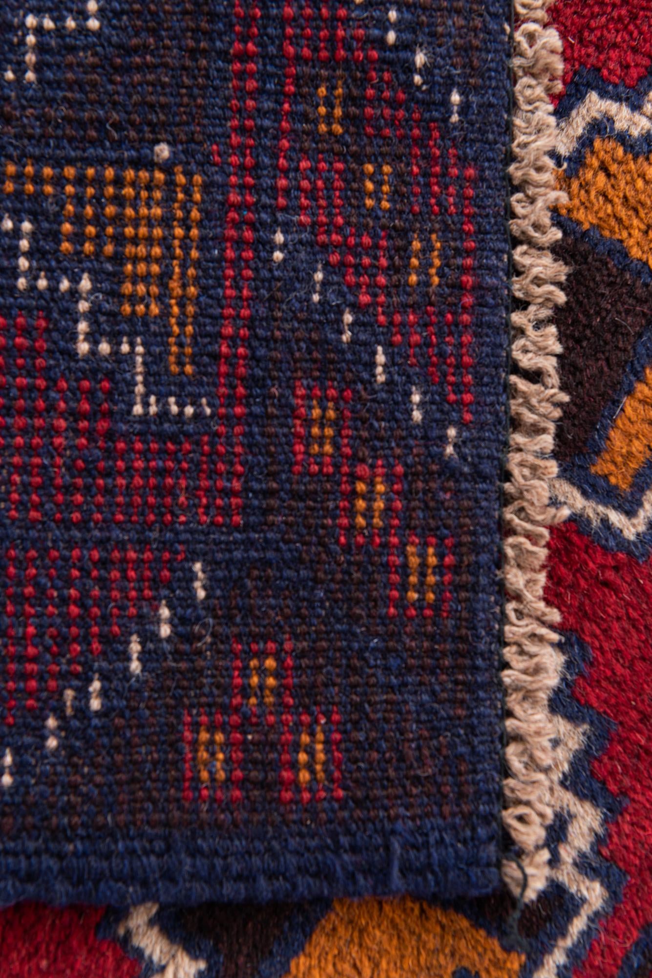 3' x 4' 5 Hand Knotted Balouch Persian Wool Rug