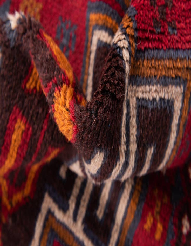 Detail image of 2' 10 x 4' 9  Hand Knotted Balouch Persian Wool Rug