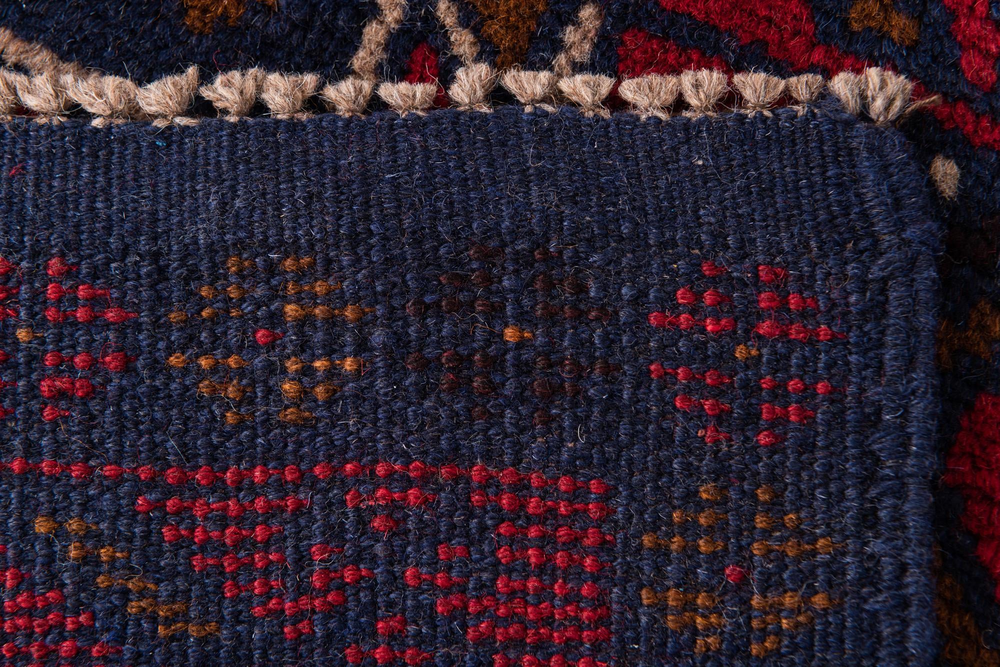 3' x 4' 8 Hand Knotted Balouch Persian Wool Rug
