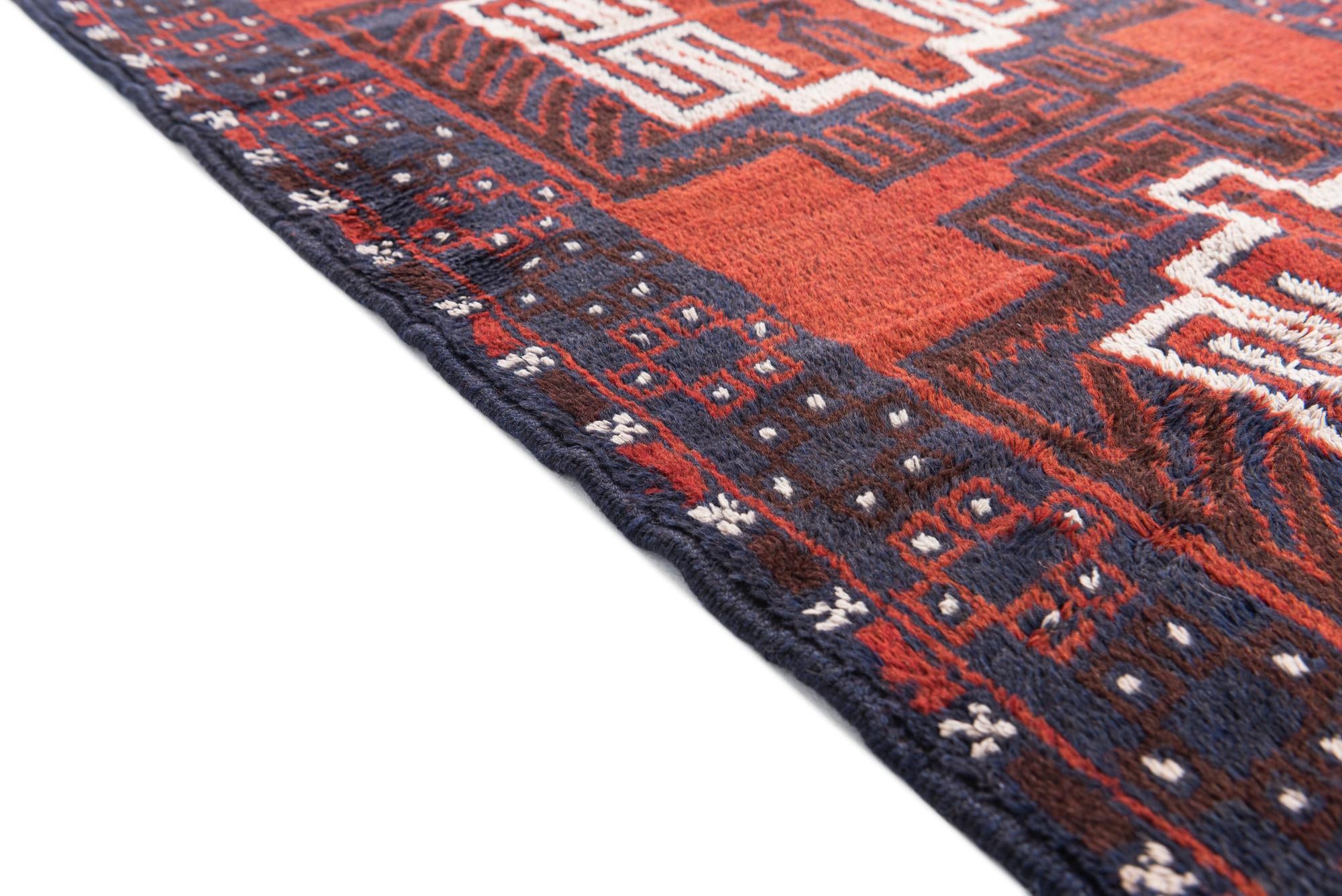 2' 10 x 4' 6 Hand Knotted Balouch Persian Wool Rug