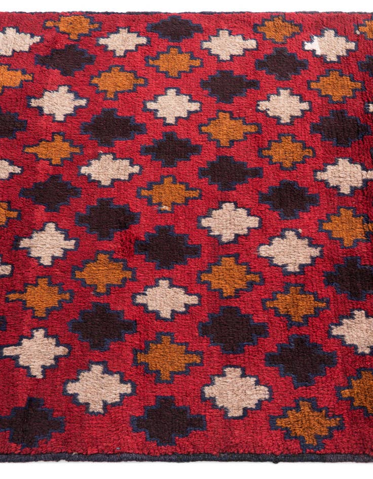 Detail image of 2' 9 x 4' 8  Hand Knotted Balouch Persian Wool Rug