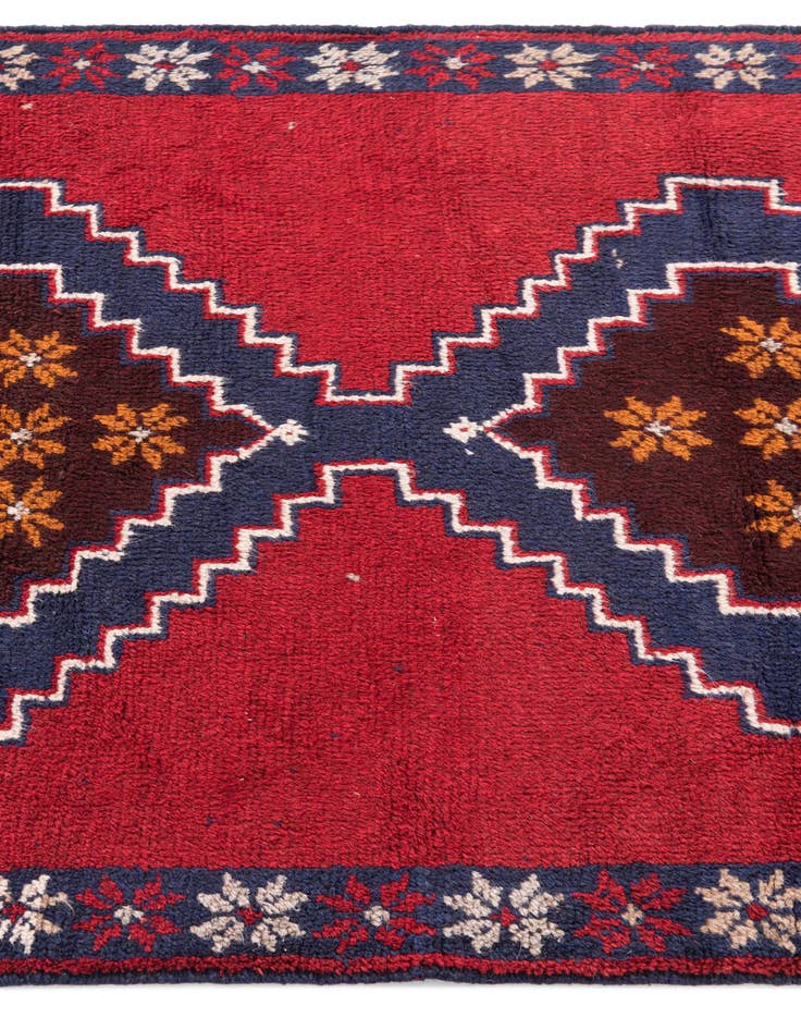 Detail image of 3' x 4' 6  Hand Knotted Balouch Persian Wool Rug