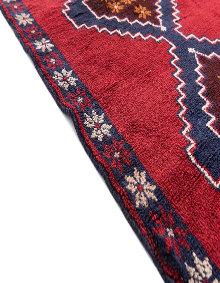 Detail image of 3' x 4' 6  Hand Knotted Balouch Persian Wool Rug