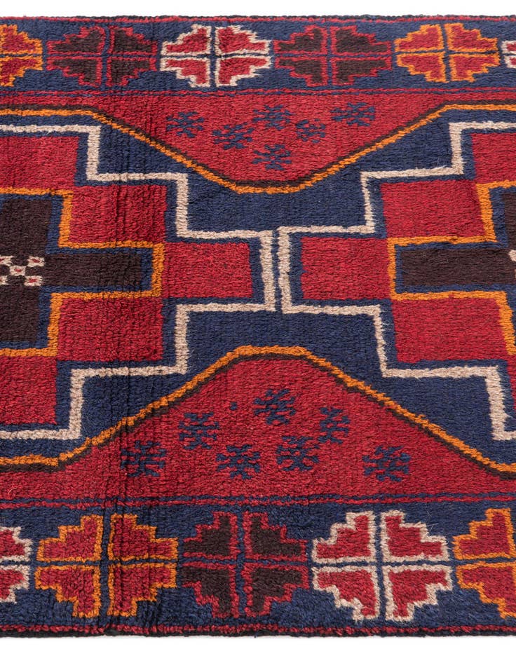 Detail image of 3' x 4' 5  Hand Knotted Balouch Persian Wool Rug