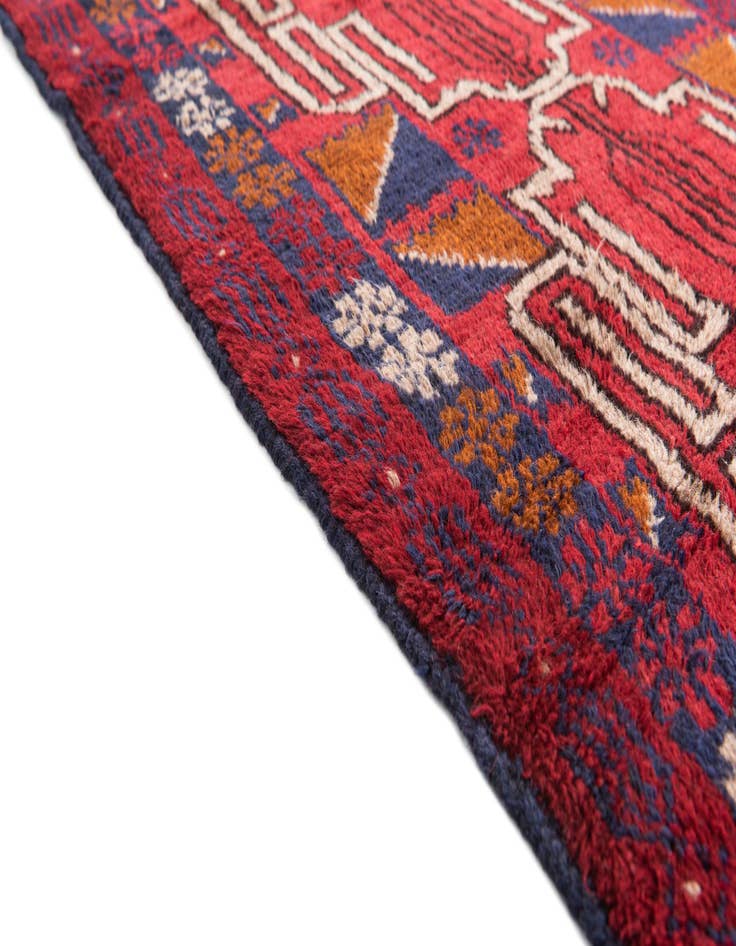 Detail image of 2' 8 x 4' 10  Hand Knotted Balouch Persian Wool Rug