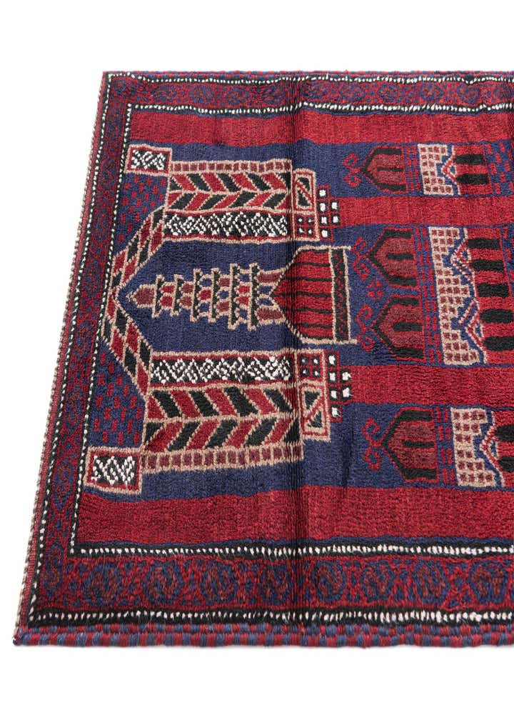 2' 9 x 4' 9 Hand Knotted Balouch Persian Wool Rug