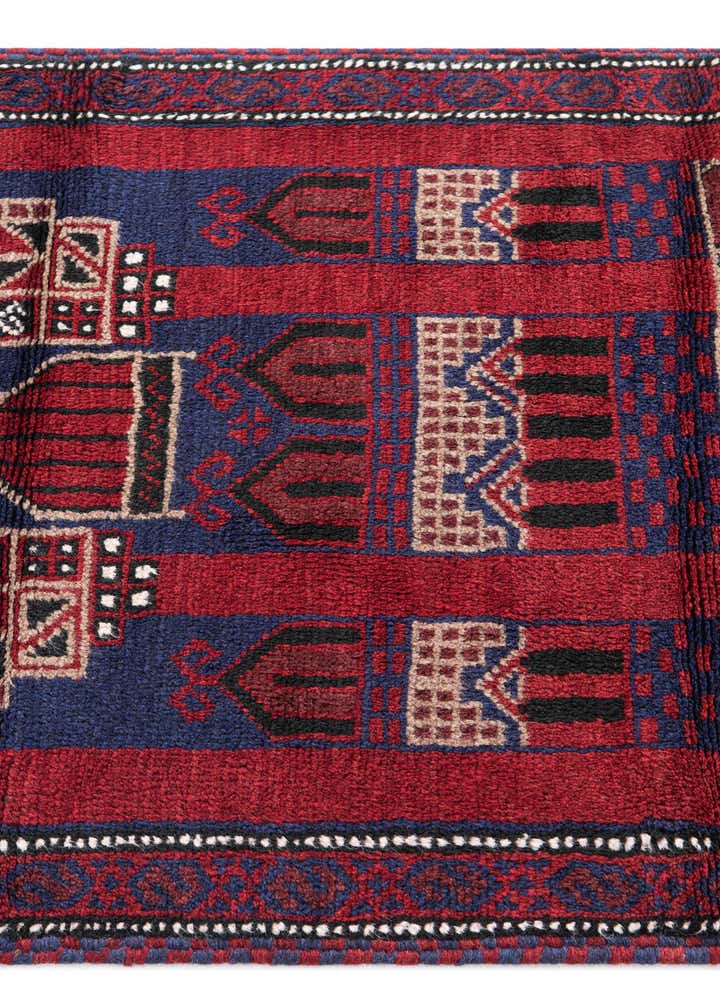 2' 9 x 4' 9 Hand Knotted Balouch Persian Wool Rug