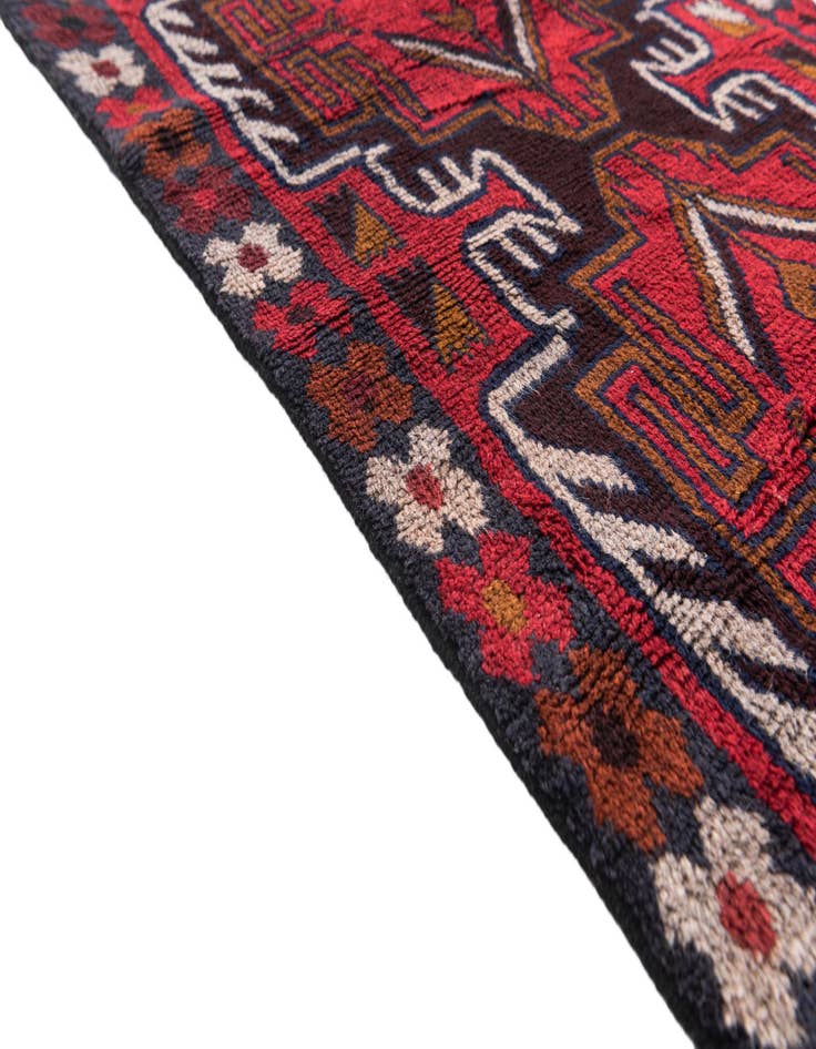 Detail image of 2' 9 x 4' 9  Hand Knotted Balouch Persian Wool Rug