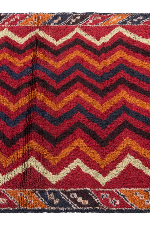 Detail image of 2' 10 x 4' 9 Hand Knotted Balouch Persian Wool Rug