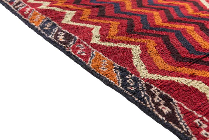 2' 10 x 4' 9 Hand Knotted Balouch Persian Wool Rug