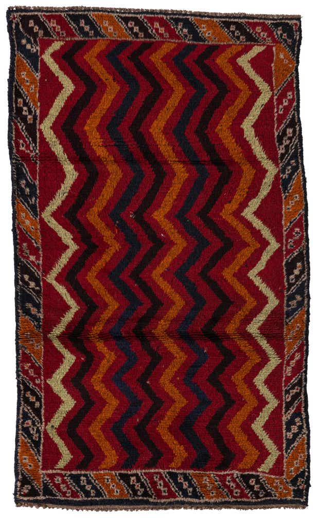 2' 10 x 4' 9 Hand Knotted Balouch Persian Wool Rug