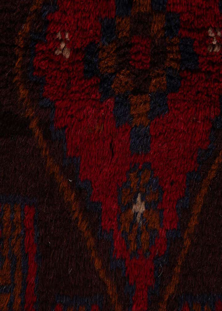2' 8 x 4' 9 Hand Knotted Balouch Persian Wool Rug