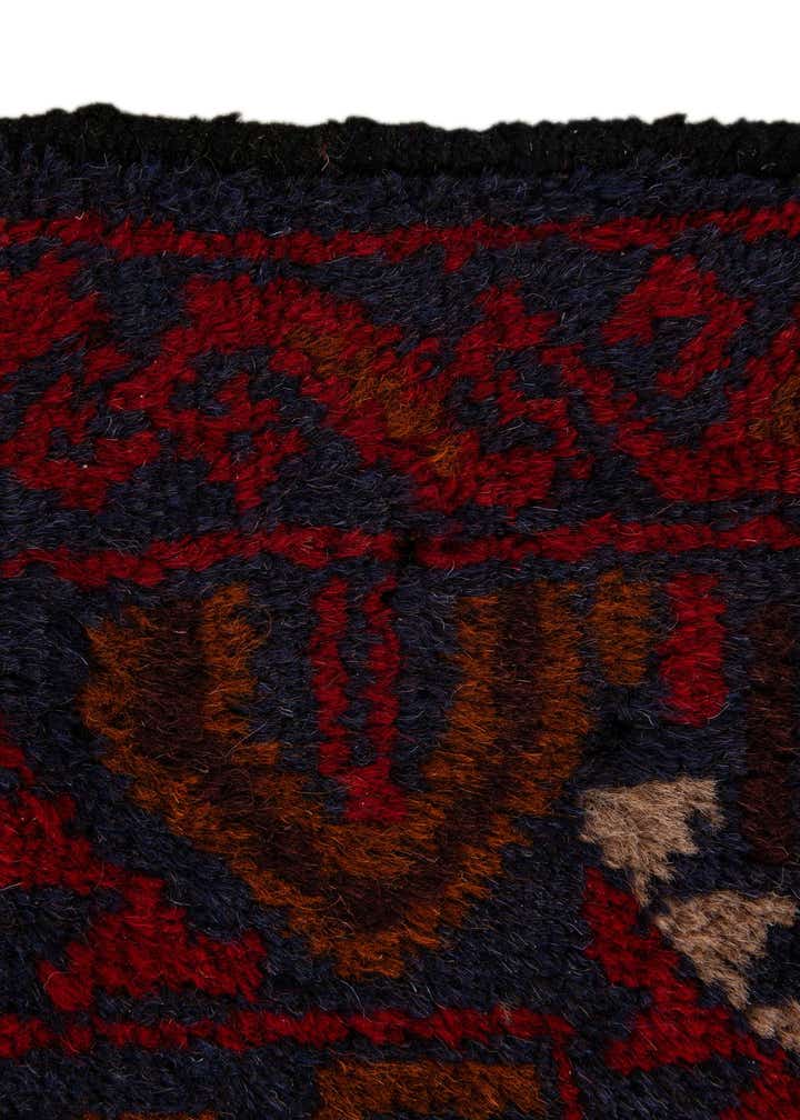 2' 8 x 4' 9 Hand Knotted Balouch Persian Wool Rug