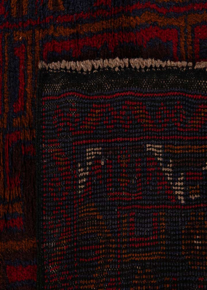 2' 8 x 4' 9 Hand Knotted Balouch Persian Wool Rug