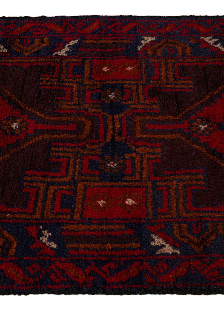 2' 8 x 4' 9 Hand Knotted Balouch Persian Wool Rug