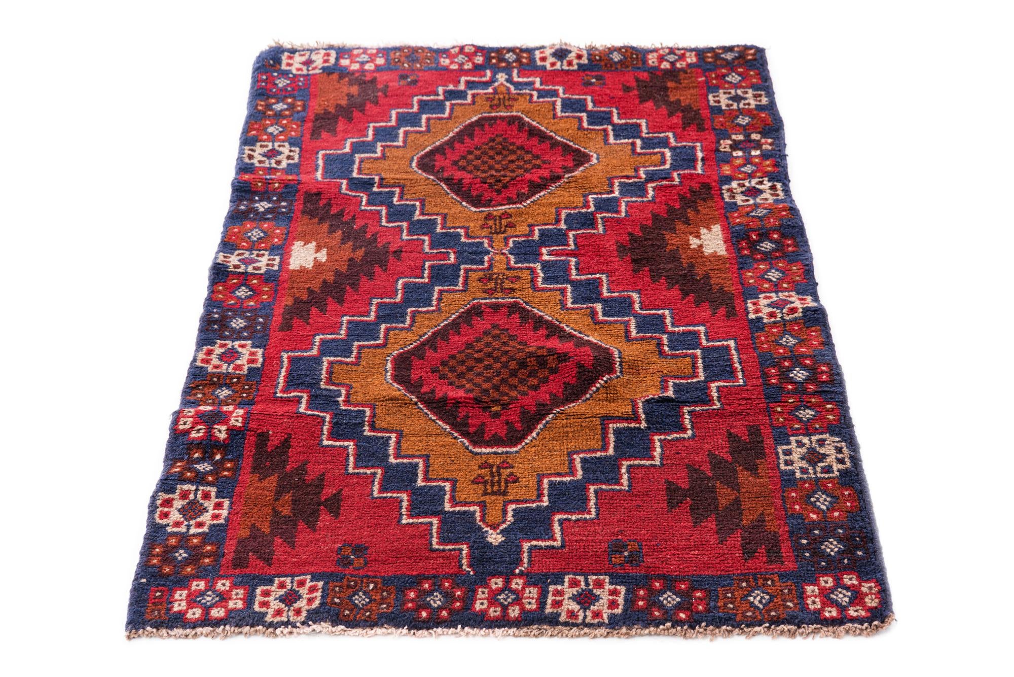 2' 10 x 4' 10 Hand Knotted Balouch Persian Wool Rug