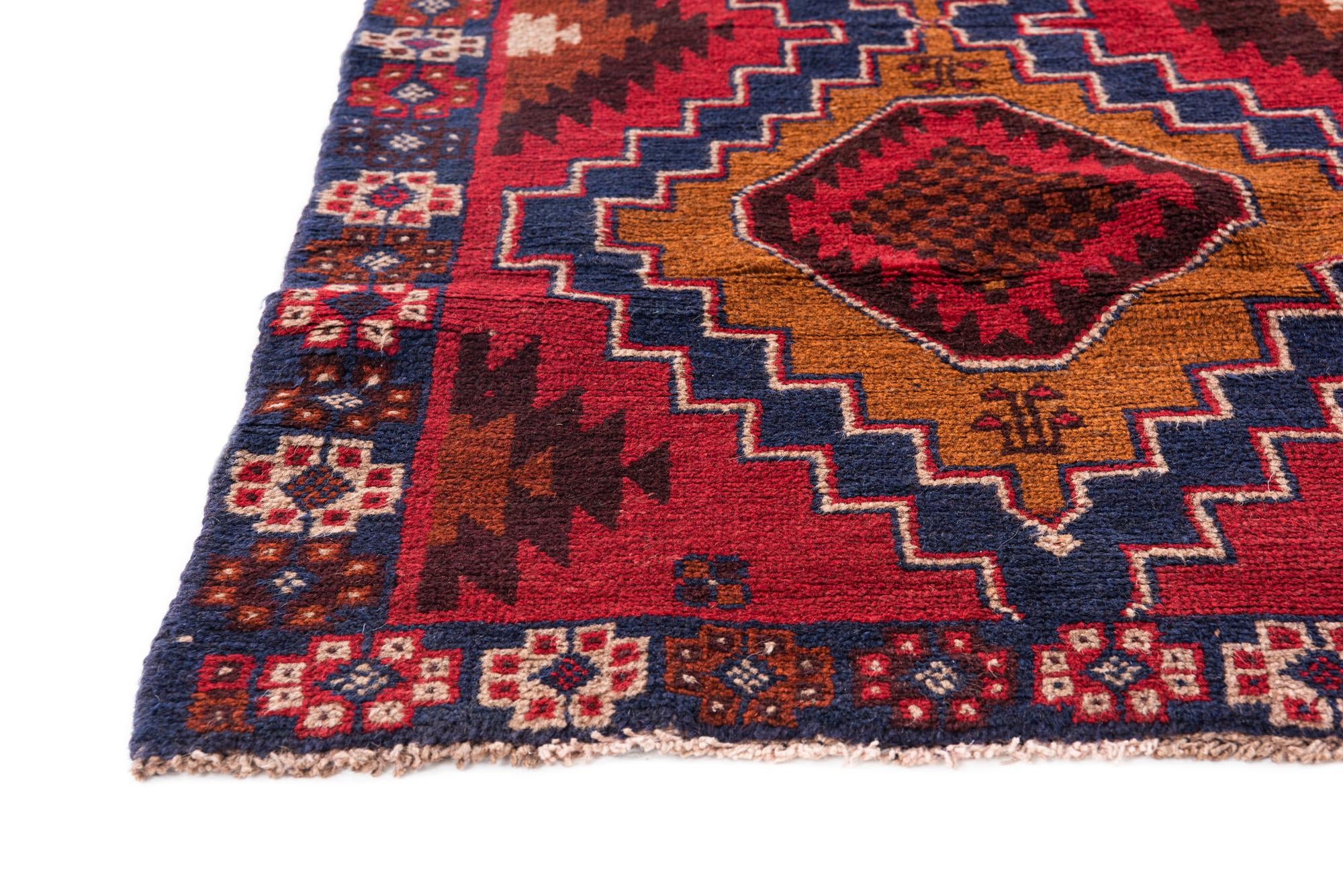 2' 10 x 4' 10 Hand Knotted Balouch Persian Wool Rug
