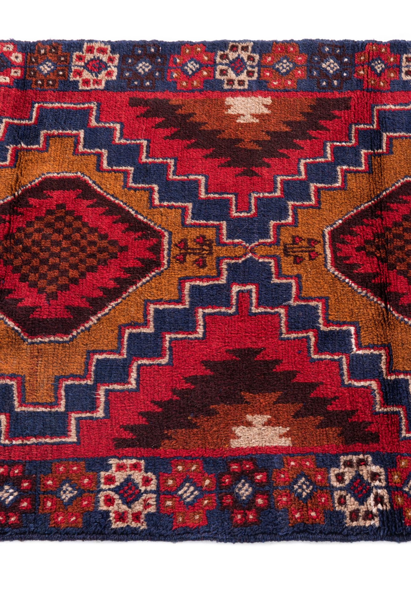 2' 10 x 4' 10 Hand Knotted Balouch Persian Wool Rug