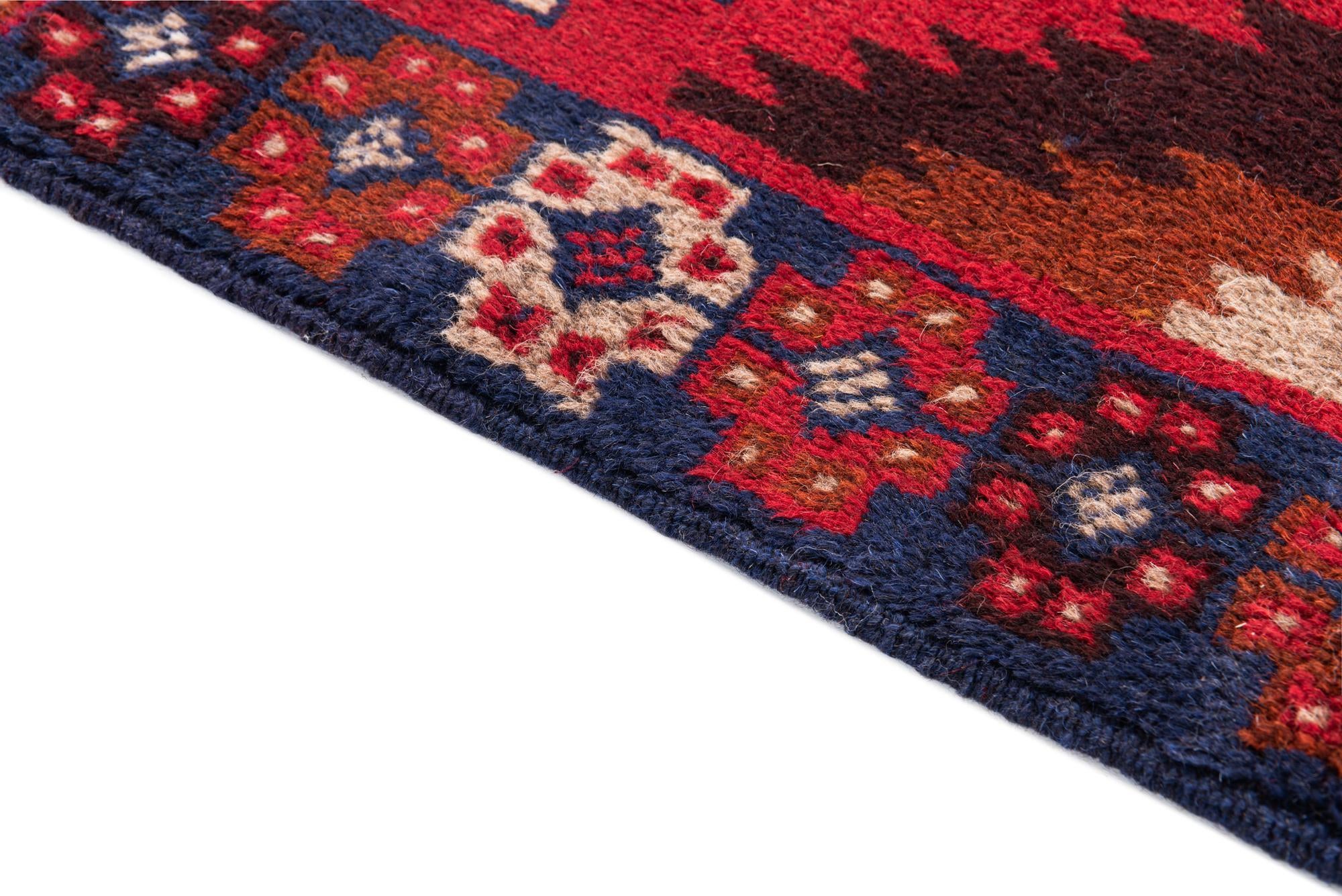 2' 10 x 4' 10 Hand Knotted Balouch Persian Wool Rug