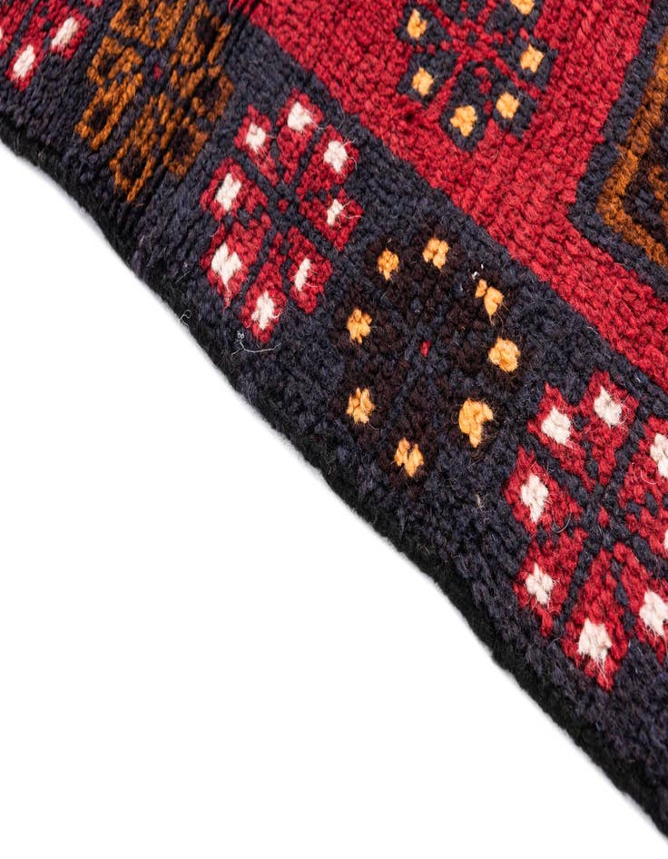 Detail image of 2' 10 x 4' 7  Hand Knotted Balouch Persian Wool Rug