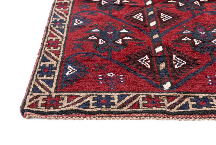 Detail image of 2' 9 x 4' 8 Hand Knotted Balouch Persian Wool Rug