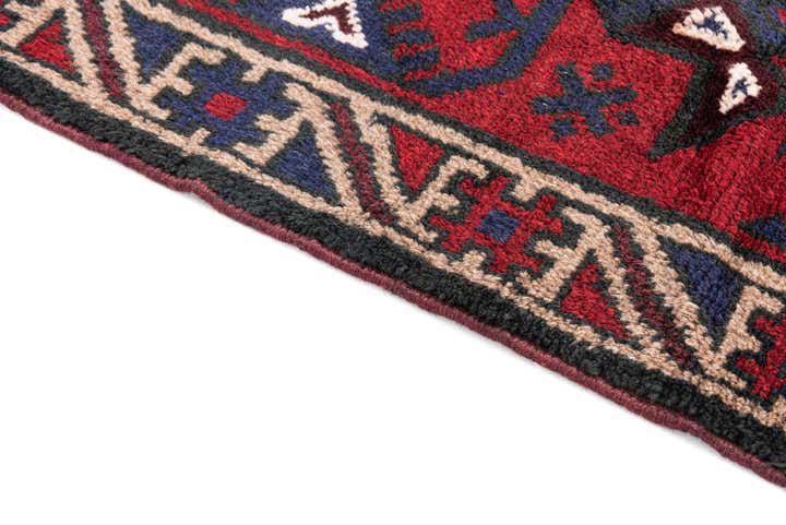 2' 9 x 4' 8 Hand Knotted Balouch Persian Wool Rug